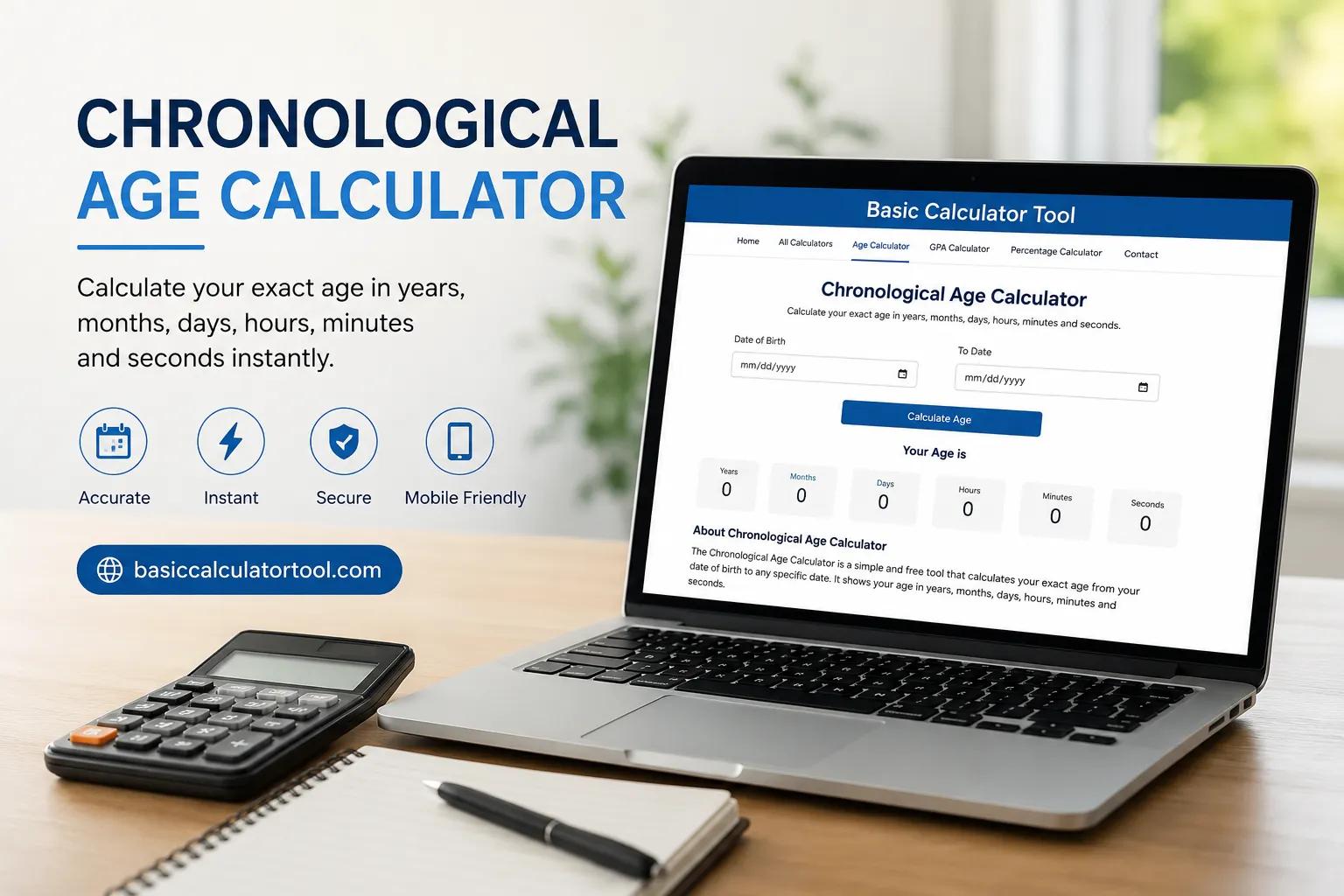 How to Use a Chronological Age Calculator for Precise Date Records